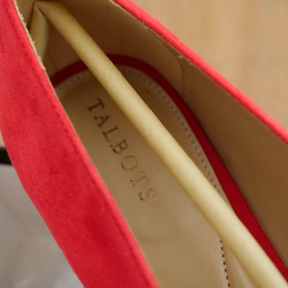 Talbots Red Pop Edison Bow Flats 11M — NWT - Picture 7 of 9